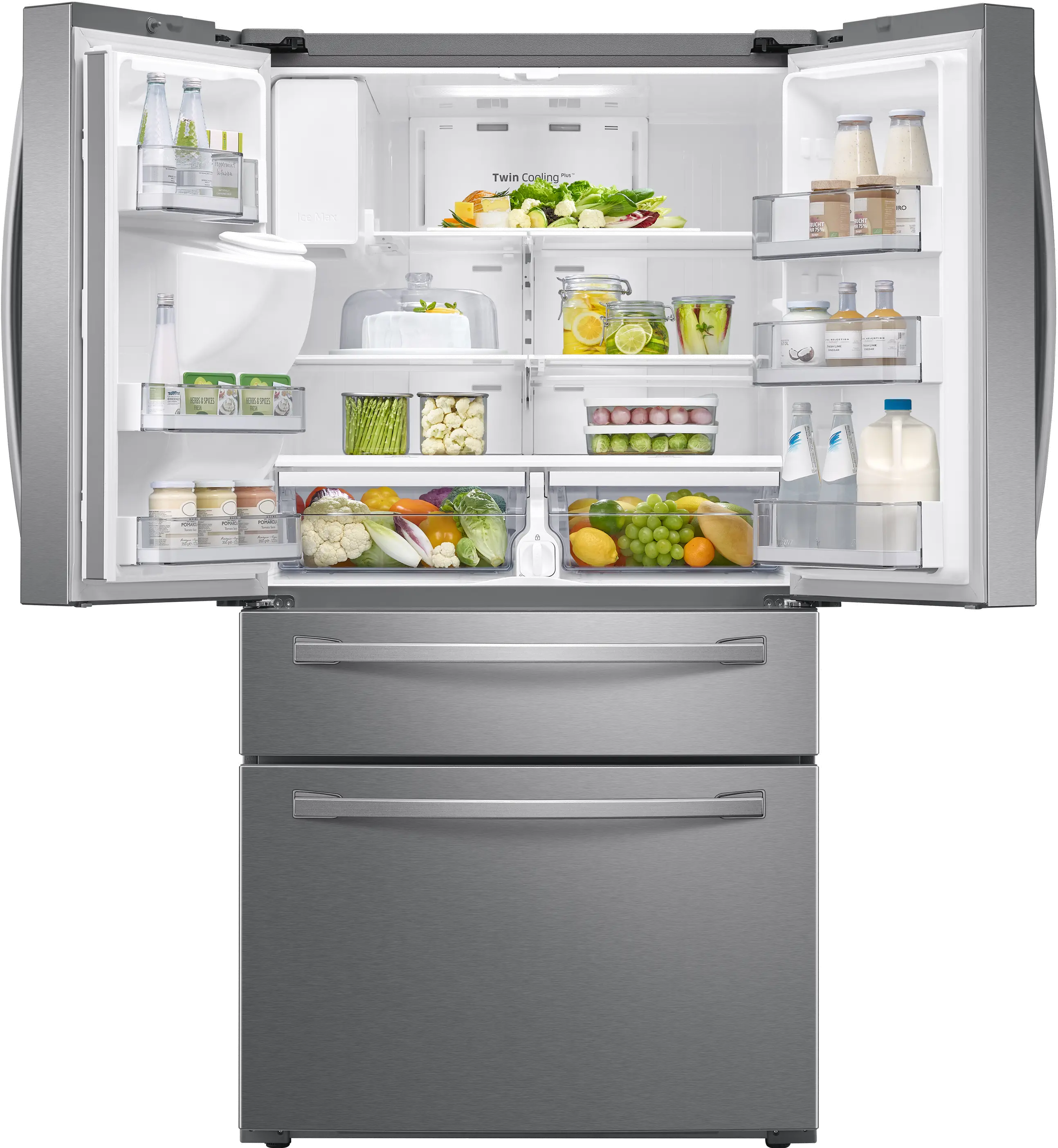 RF28R7201SR Samsung 28 cu ft French Door Refrigerator - Stainless Steel-2
