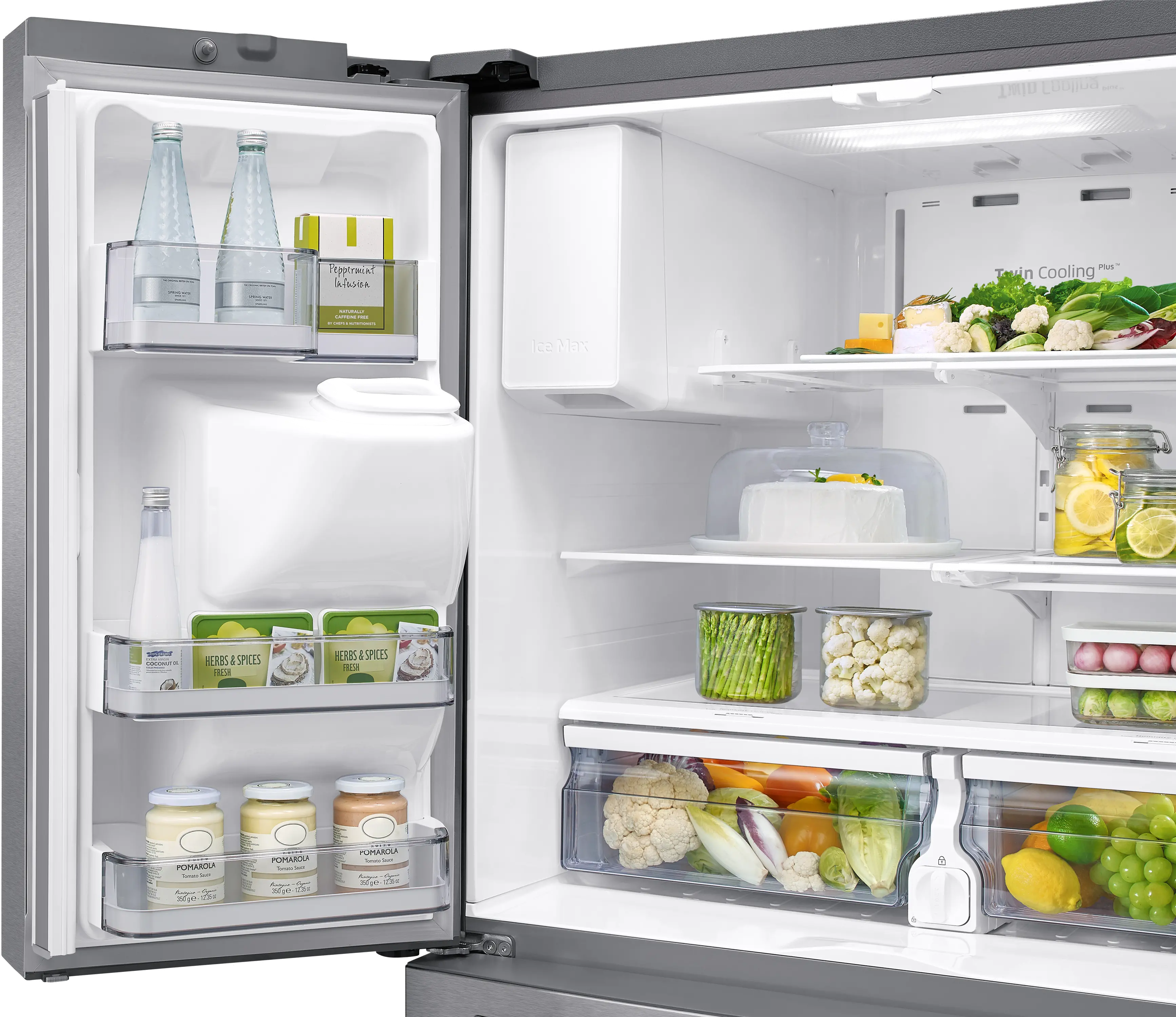 RF28R7201SR Samsung 28 cu ft French Door Refrigerator - Stainless Steel-4
