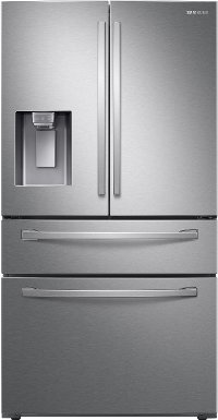 RF28R7201SR Samsung 4 Door French Door Smart Refrigerator - 28 cu. ft., 36 Inch Stainless Steel