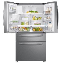 RF28R7201SR Samsung 4 Door French Door Smart Refrigerator - 28 cu. ft., 36 Inch Stainless Steel-2