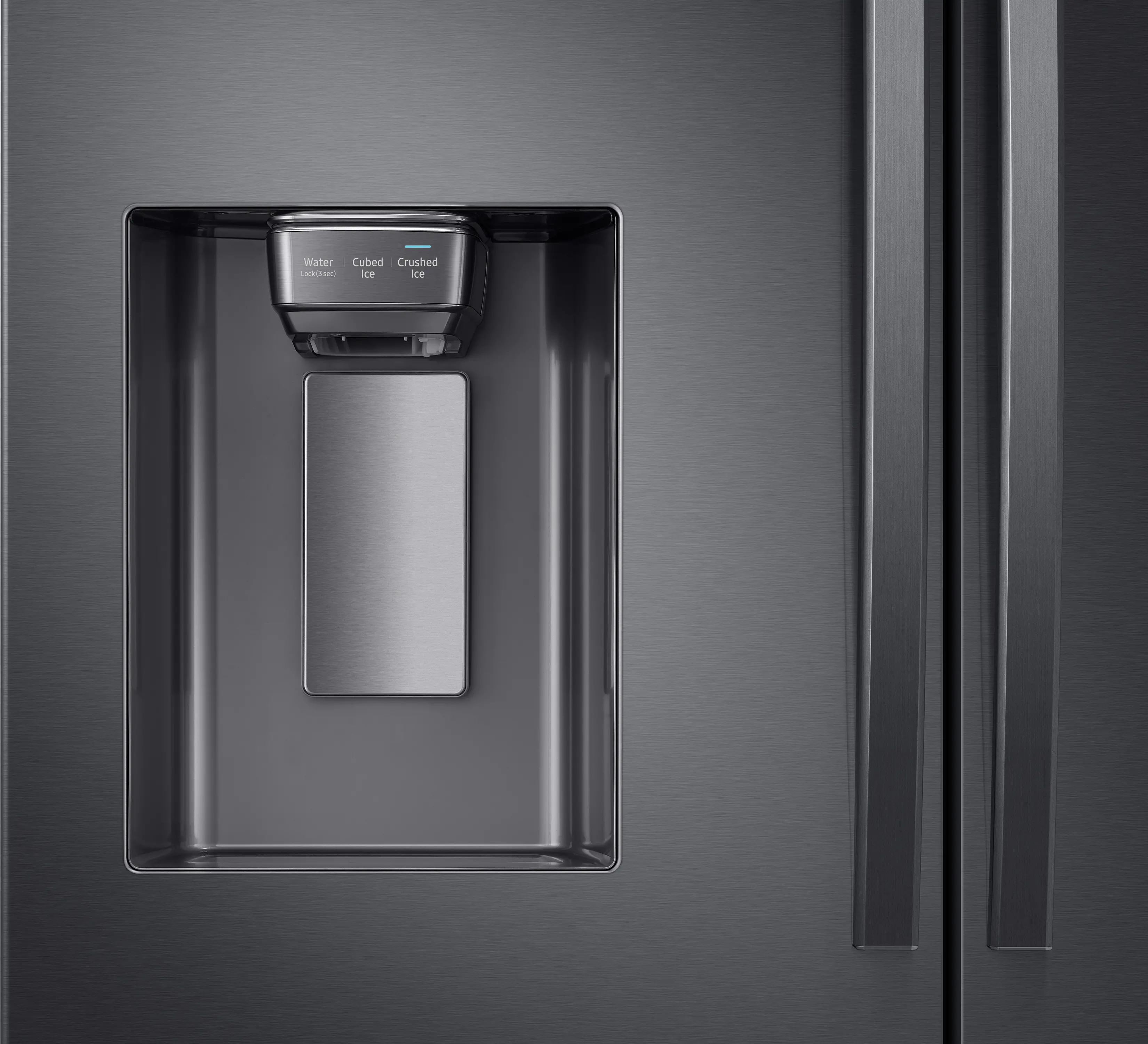 RF28R7201SG Samsung 28 cu ft 4 Door French Door Refrigerator - Black Stainless Steel-2