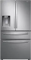 RF24R7201SR Samsung 22.6 cu ft 4 Door Refrigerator - Counter Depth Stainless Steel