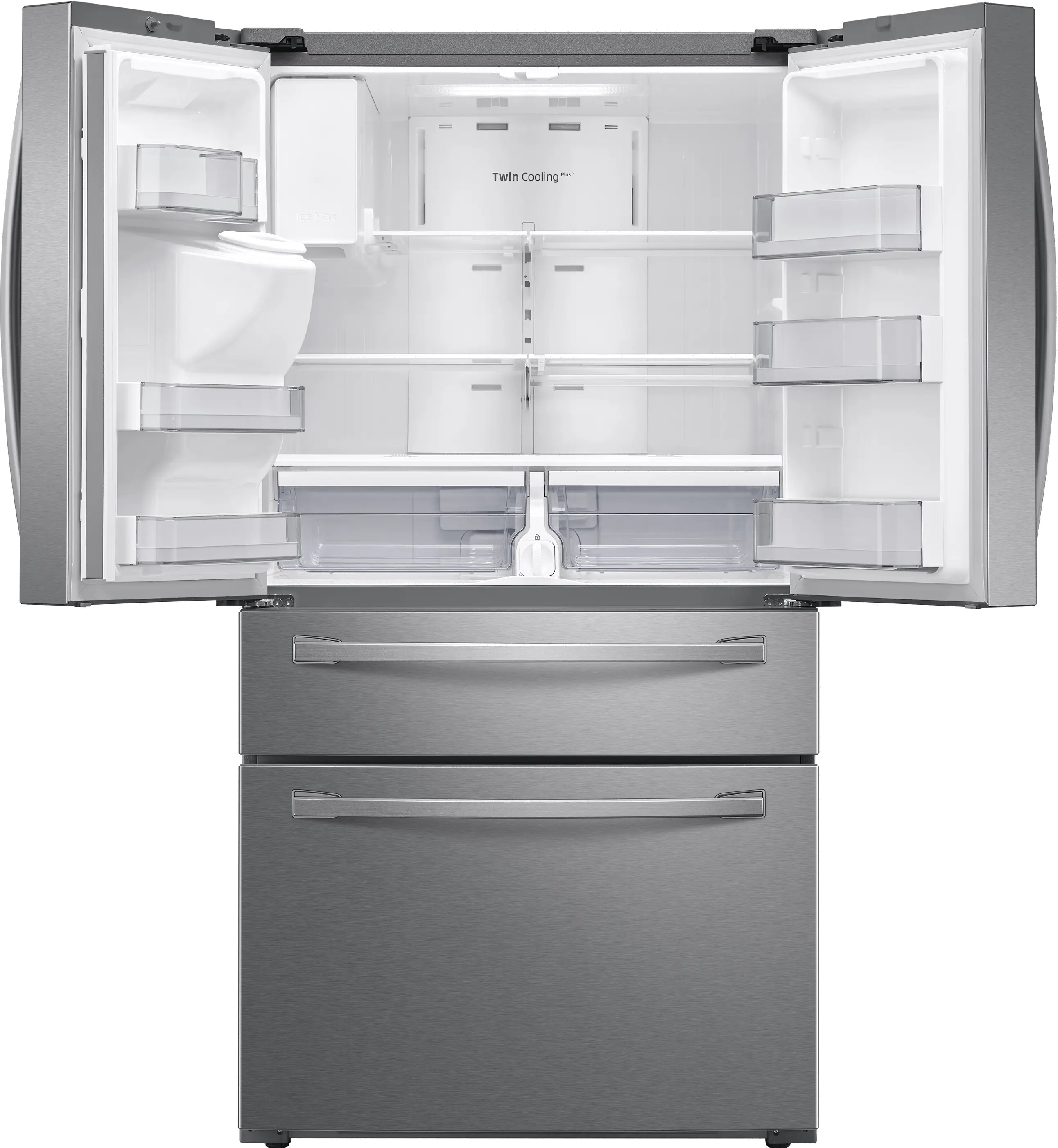 RF24R7201SR Samsung 22.6 cu ft 4 Door Refrigerator - Counter Depth Stainless Steel-4