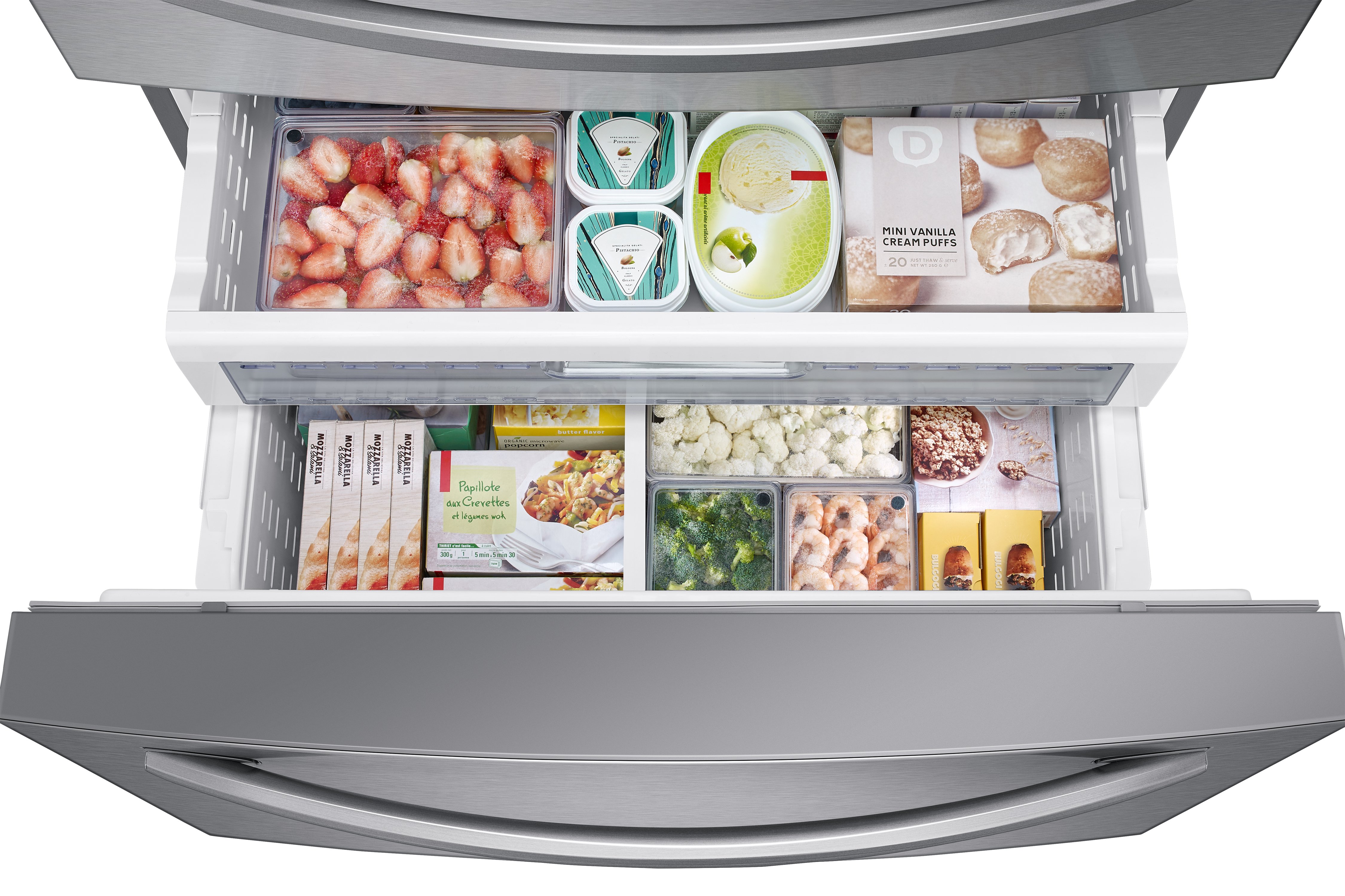 RF24R7201SR Samsung 22.6 cu ft French 4 Door Smart Refrigerator - Counter Depth, 36 W Stainless Steel-7