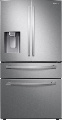 RF24R7201SR Samsung French 4 Door Smart Refrigerator - Counter Depth, 22.6 cu. ft., 36 Inch Stainless Steel