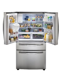 RF24R7201SR Samsung French 4 Door Smart Refrigerator - Counter Depth, 22.6 cu. ft., 36 Inch Stainless Steel-2