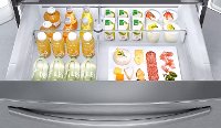 RF24R7201SR Samsung French 4 Door Smart Refrigerator - Counter Depth, 22.6 cu. ft., 36 Inch Stainless Steel-3