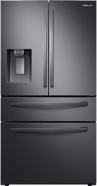 RF24R7201SG Samsung French 4 Door Smart Refrigerator - Counter Depth, 22.6 cu. ft., 36 Inch Black Stainless Steel