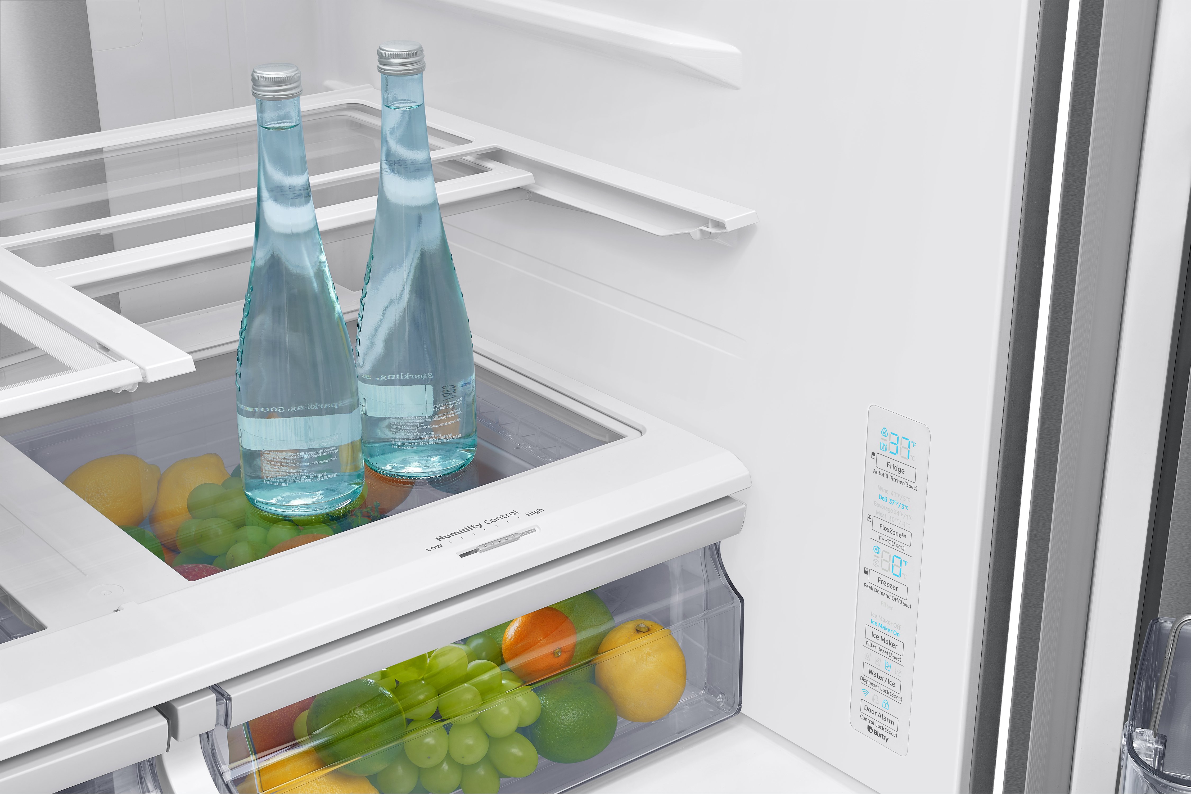 RF28R7351SR Samsung French Door Food Showcase Refrigerator - 27.8 cu ft 36 W Fingerprint Resistant Stainless Steel-7