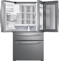 RF28R7351SR Samsung French Door Food Showcase Smart Refrigerator - 27.8 cu. ft., 36 Inch Fingerprint Resistant Stainless Steel-8