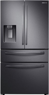 RF28R7351SG Samsung French Door Food Showcase Smart Refrigerator - 27.8 cu. ft., 36 Inch Black Stainless Steel