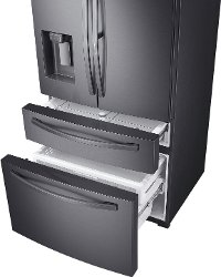 RF28R7351SG Samsung French Door Food Showcase Smart Refrigerator - 27.8 cu. ft., 36 Inch Black Stainless Steel-5