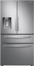 RF22R7351SR Samsung 22.4 cu ft 4 Door Refrigerator - Counter Depth Stainless Steel