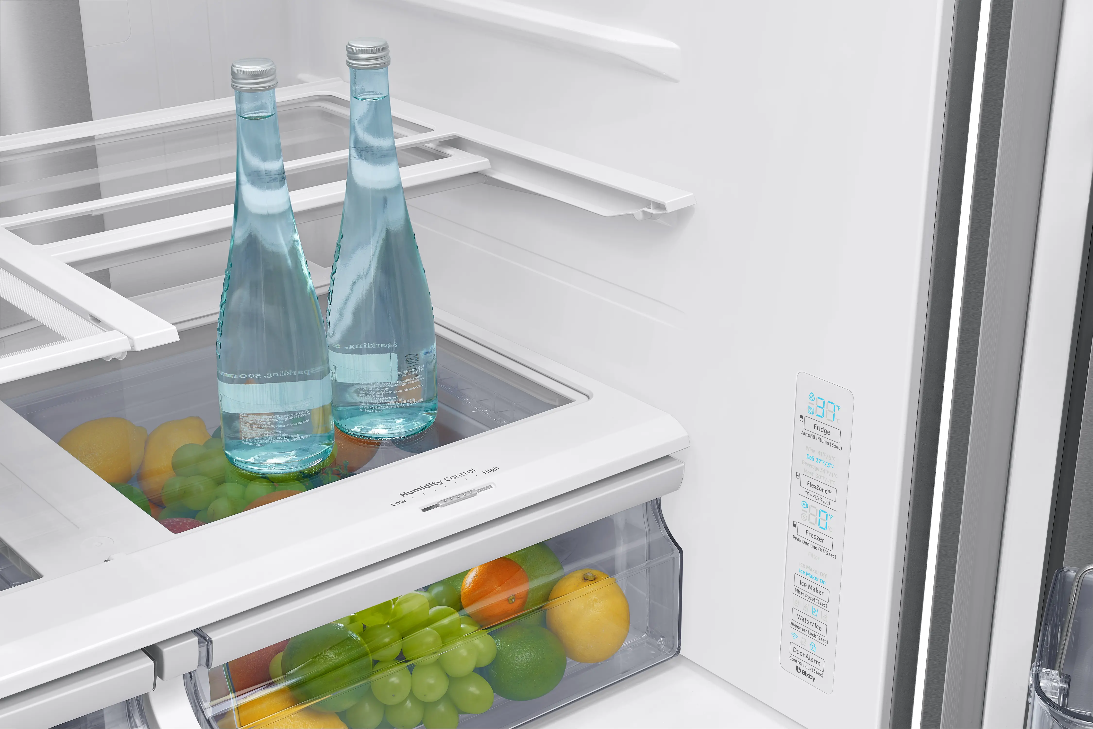 RF22R7351SR Samsung 22.4 cu ft 4 Door Refrigerator - Counter Depth Stainless Steel-6