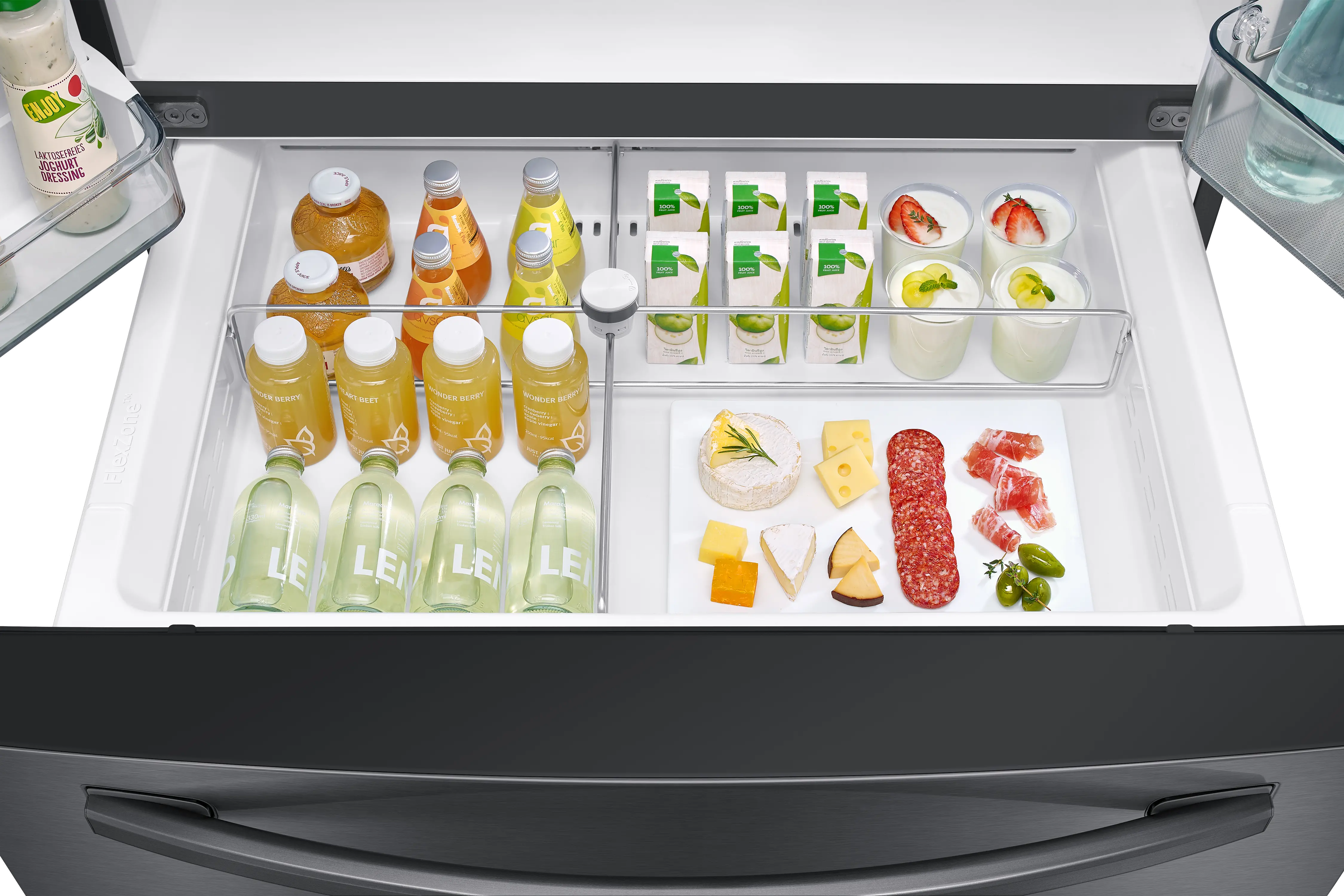 RF22R7351SG Samsung 22.4 cu ft 4 Door Refrigerator - Counter Depth Stainless Steel-4