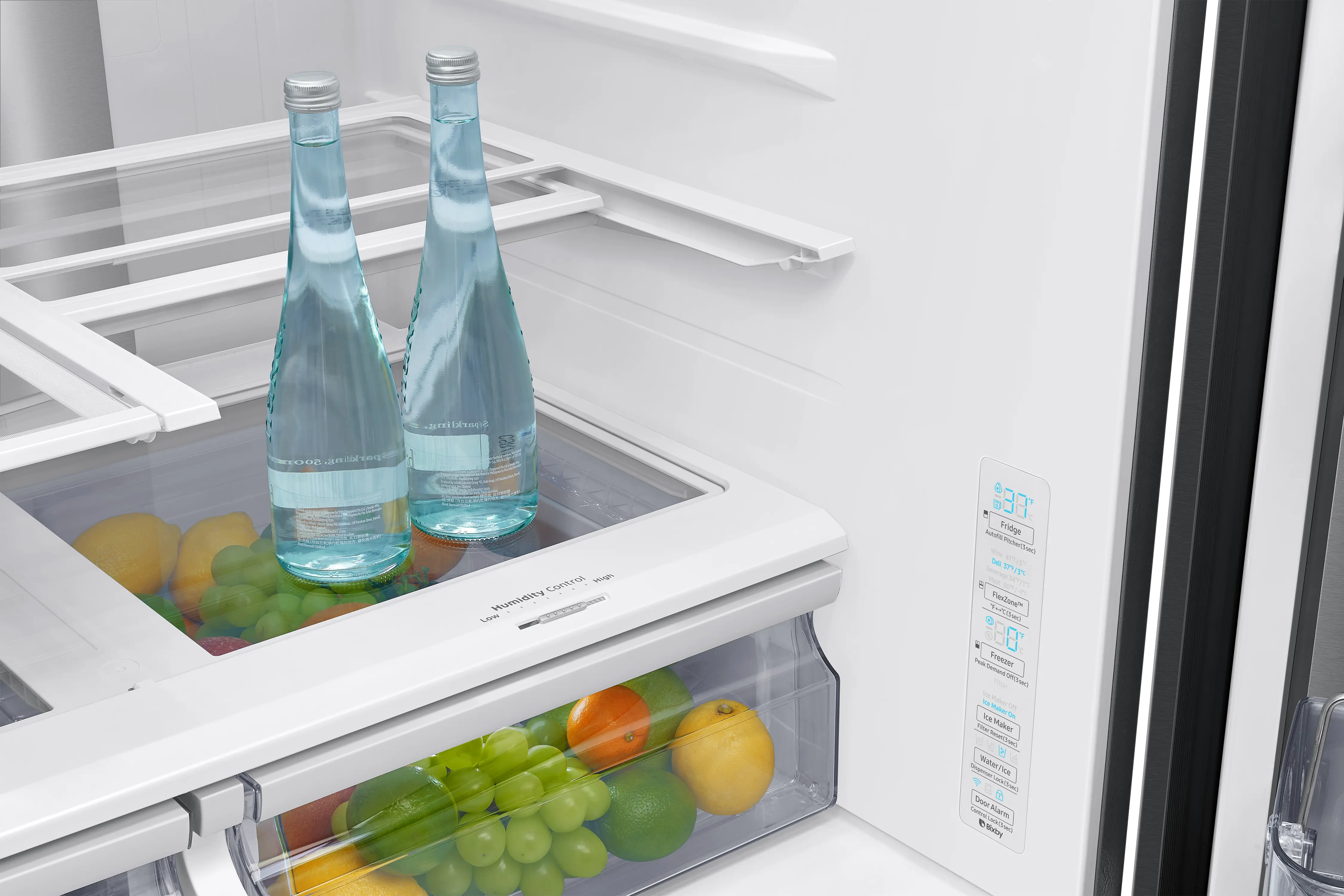 RF22R7351SG Samsung 22.4 cu ft 4 Door Refrigerator - Counter Depth Stainless Steel-6