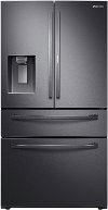 RF22R7351SG Samsung French Door Food Showcase Smart Refrigerator - Counter Depth, 22.4 cu. ft., 36 Inch Black Stainless Steel