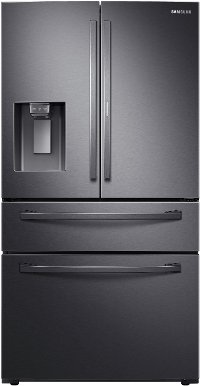RF22R7351SG Samsung French Door Food Showcase Smart Refrigerator - Counter Depth, 22.4 cu. ft., 36 Inch Black Stainless Steel