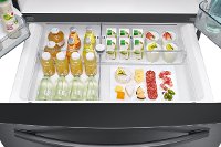 RF22R7351SG Samsung French Door Food Showcase Smart Refrigerator - Counter Depth, 22.4 cu. ft., 36 Inch Black Stainless Steel-4