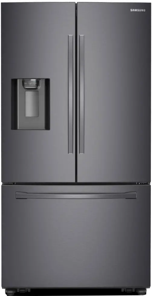RF28R6201SG Samsung 28 cu ft French Door Refrigerator - Black Stainless Steel-1