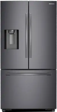RF28R6201SG Samsung 28 cu ft French Door Refrigerator - Black Stainless Steel