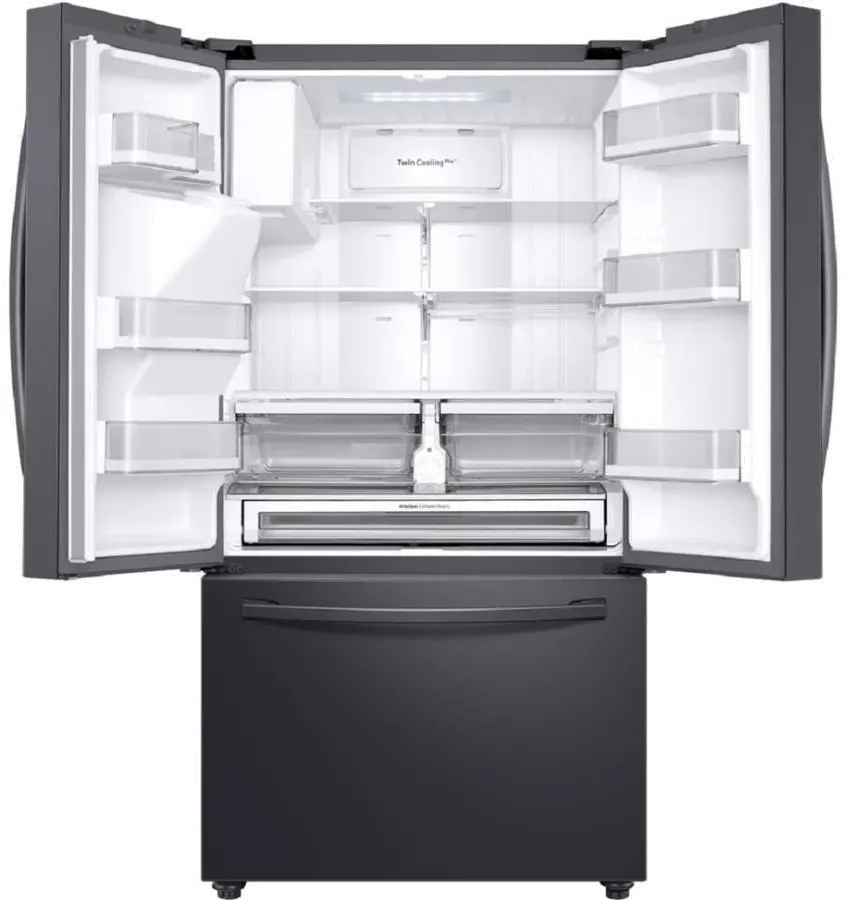 RF28R6201SG Samsung 28 cu ft French Door Refrigerator - Black Stainless Steel-3