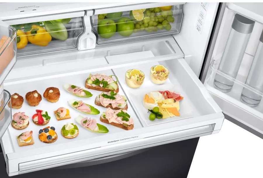 RF28R6201SG Samsung 28 cu ft French Door Refrigerator - Black Stainless Steel-5