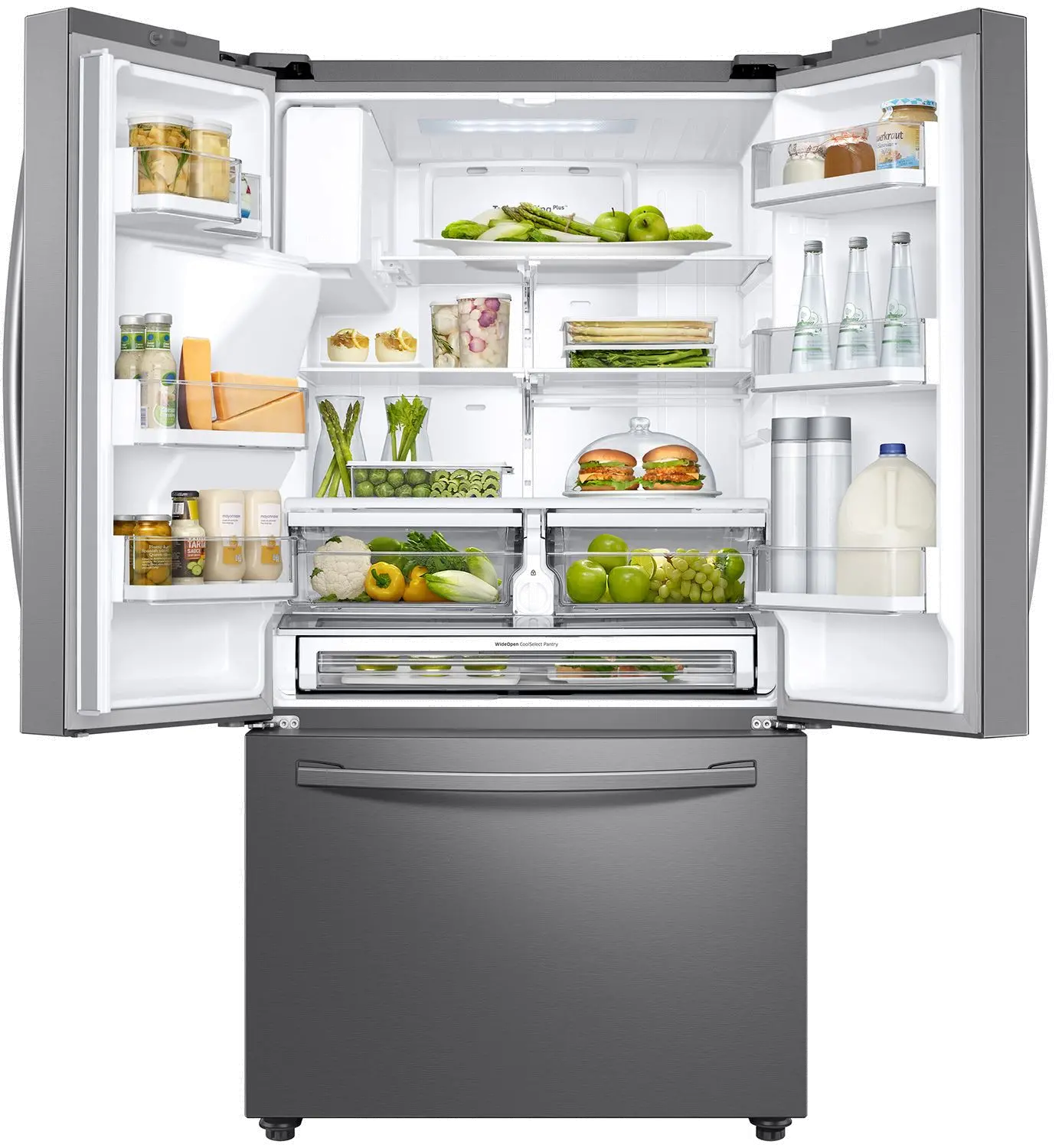 RF28R6201SR Samsung 28 cu ft French Door Refrigerator - Stainless Steel-3