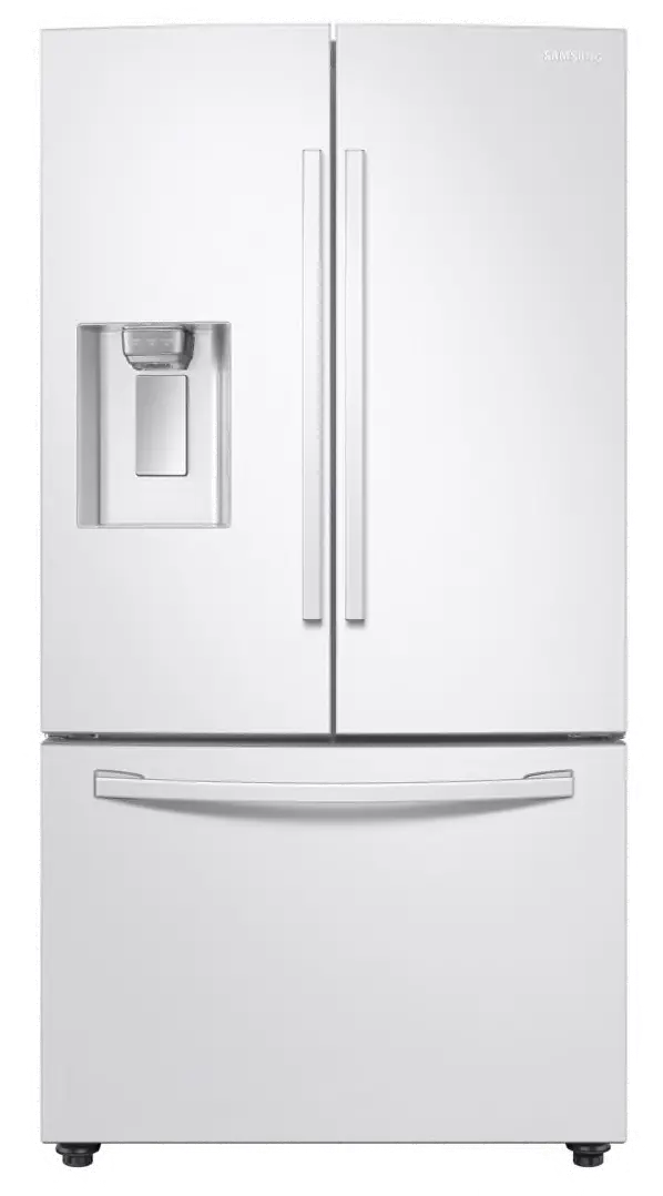 RF28R6202WW Samsung 28 cu ft French Door Refrigerator - White-1