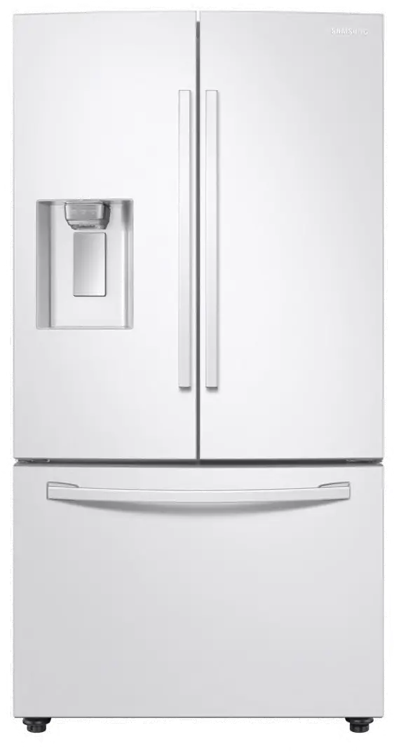 RF28R6202WW Samsung 28 cu ft French Door Refrigerator - White-2