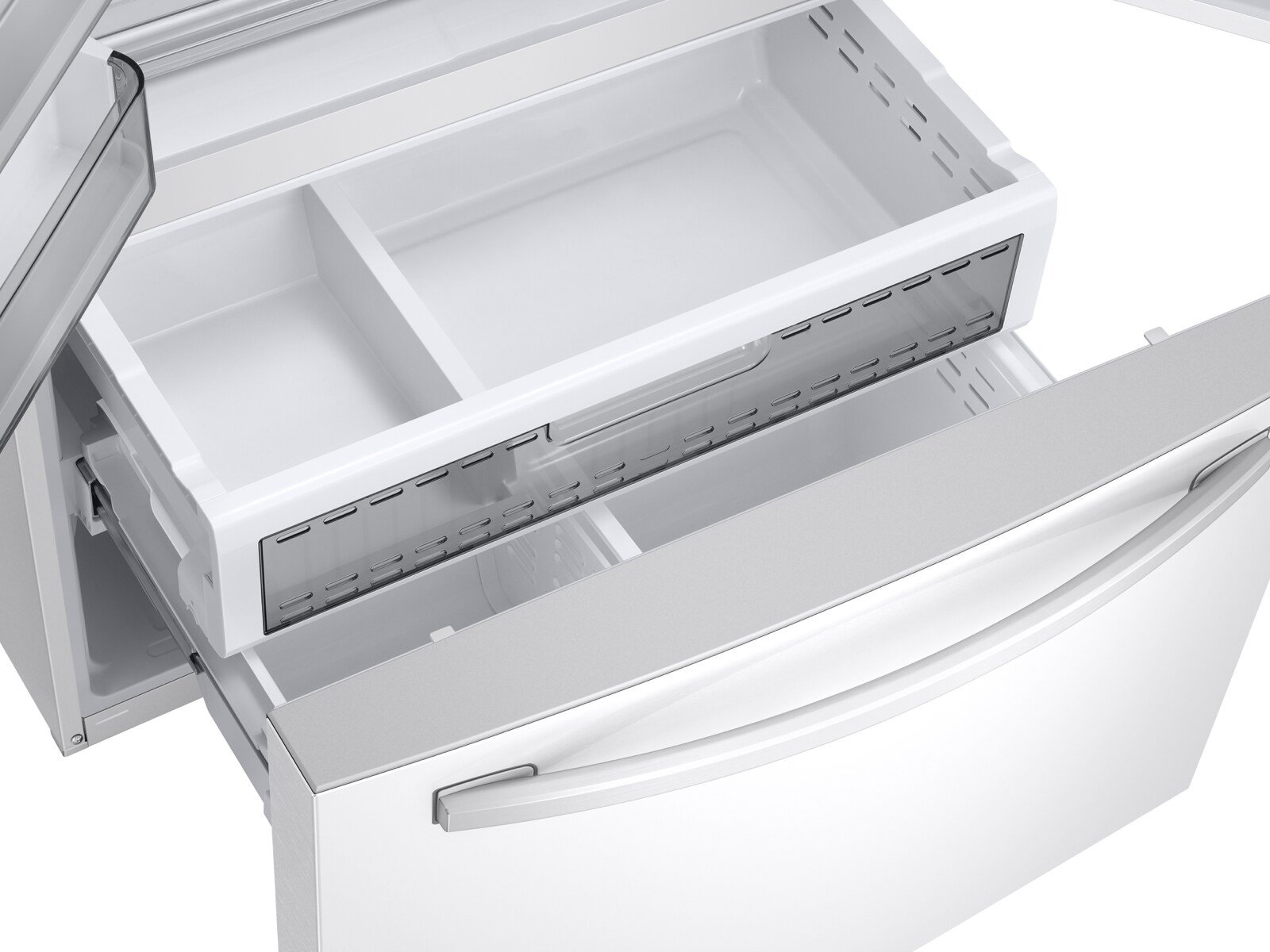 RF28R6202WW Samsung 28 cu ft French Door Smart Refrigerator - 36 W White-6