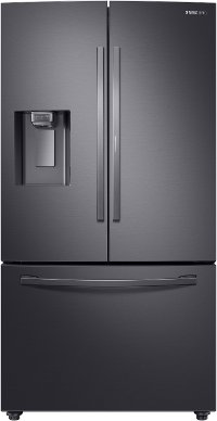 RF28R6301SG Samsung 28 cu ft French Door-in-Door Smart Refrigerator - 36 W Black Stainless Steel