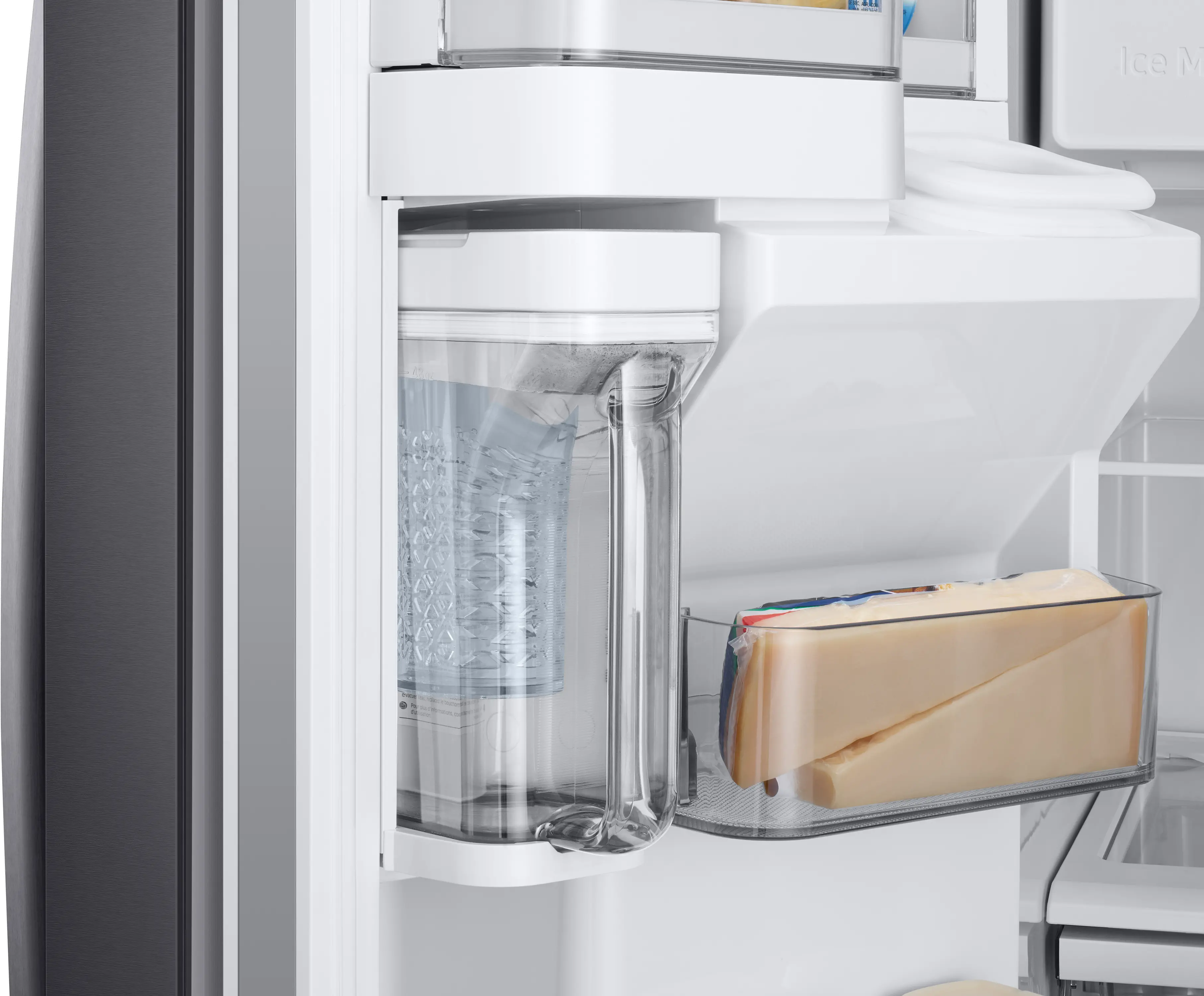 RF28R6301SG Samsung 28 cu ft French Door in Door Smart Refrigerator - Black Stainless Steel-4
