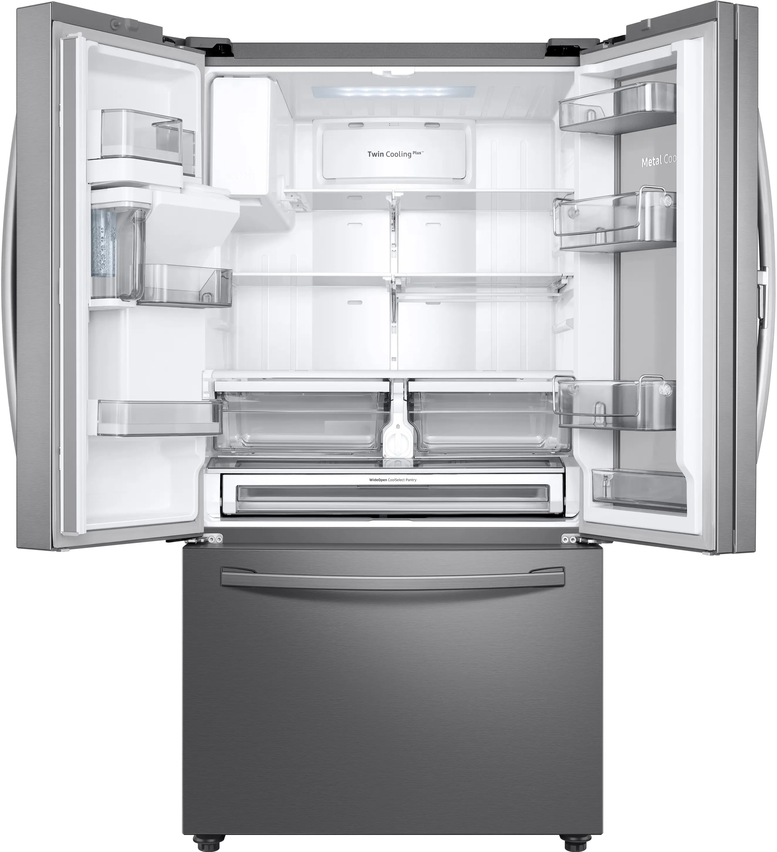RF28R6301SR Samsung 28 cu ft French Door in Door Refrigerator - Stainless Steel-5