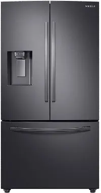 RF23R6201SG Samsung 22.6 cu ft French Door Refrigerator - Counter Depth Black Stainless Steel