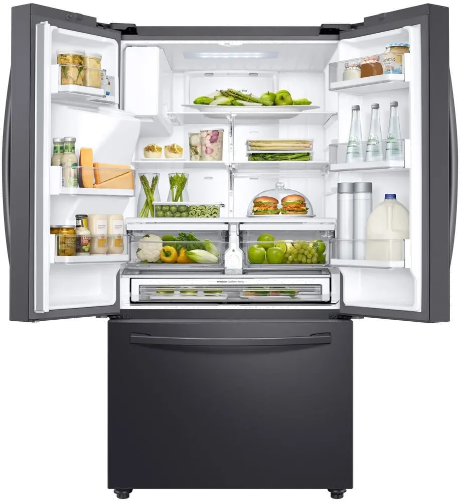 RF23R6201SG Samsung 22.6 cu ft French Door Refrigerator - Counter Depth Black Stainless Steel-3