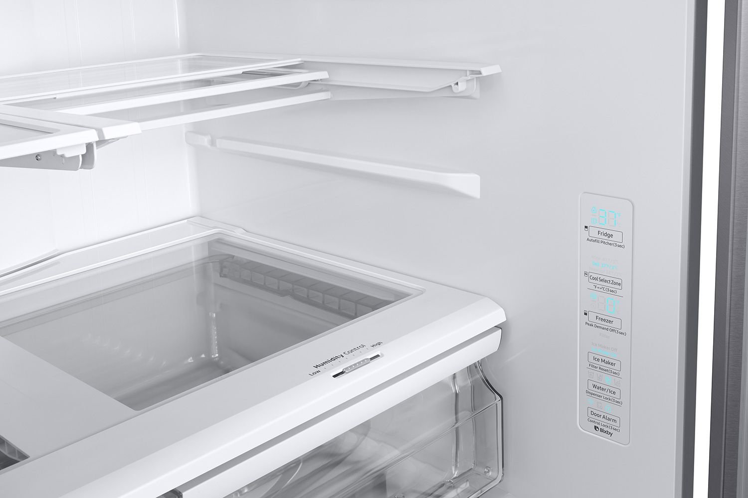 RF23R6201SR Samsung 22.6 cu ft French Door Smart Counter Depth Refrigerator - 36 W Stainless Steel-7