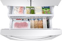 RF23R6201WW Samsung 22.6 cu. ft. French Door Smart Refrigerator - 36 Inch Counter Depth White-5
