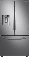 RF23R6301SR Samsung Counter Depth French Door-in-Door Refrigerator - 22.5 cu. ft., 36 Inch Stainless Steel with Smart Home Features