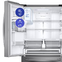 RF23R6301SR Samsung Counter Depth French Door-in-Door Refrigerator - 22.5 cu. ft., 36 Inch Stainless Steel with Smart Home Features-8