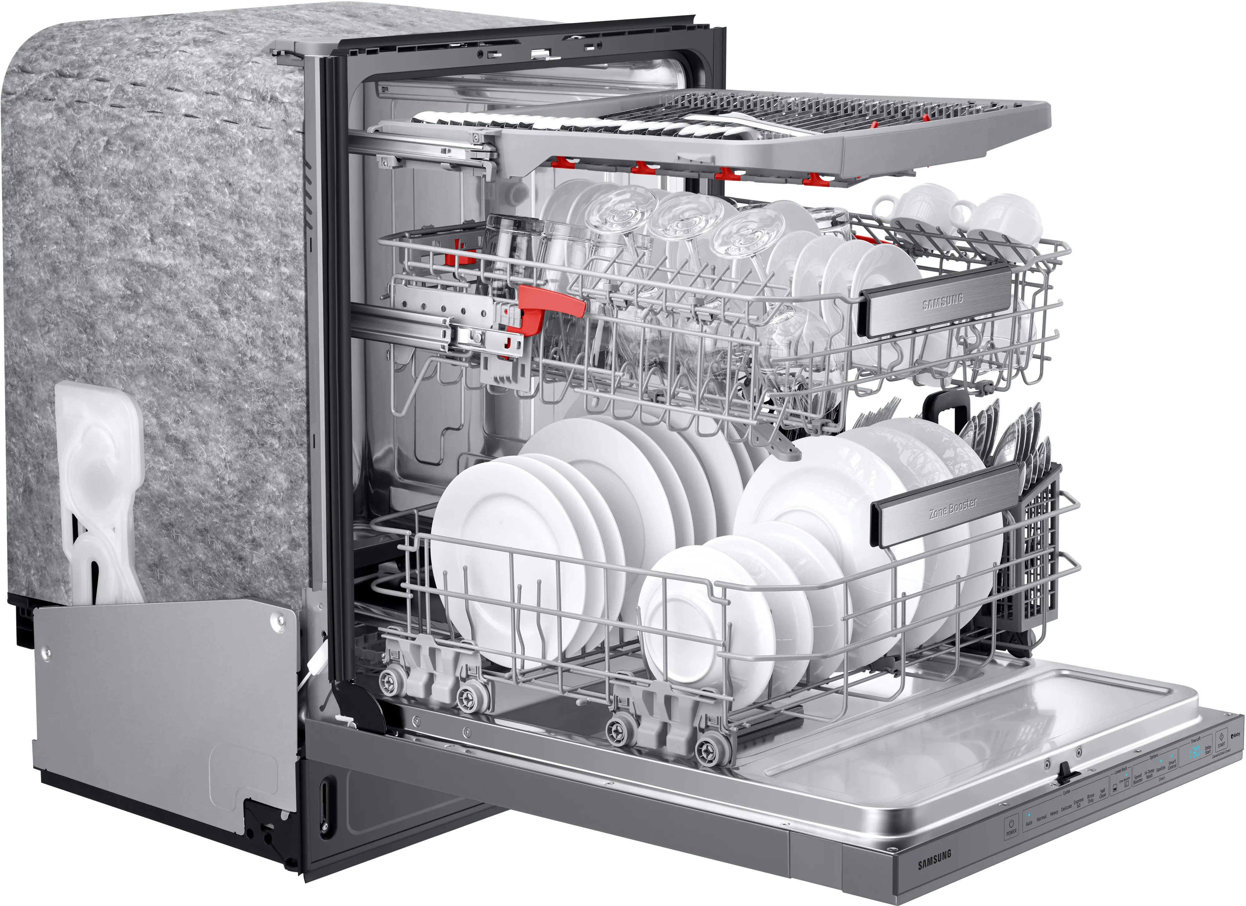 DW80R9950US Samsung Top Control Dishwasher - Stainless Steel-3