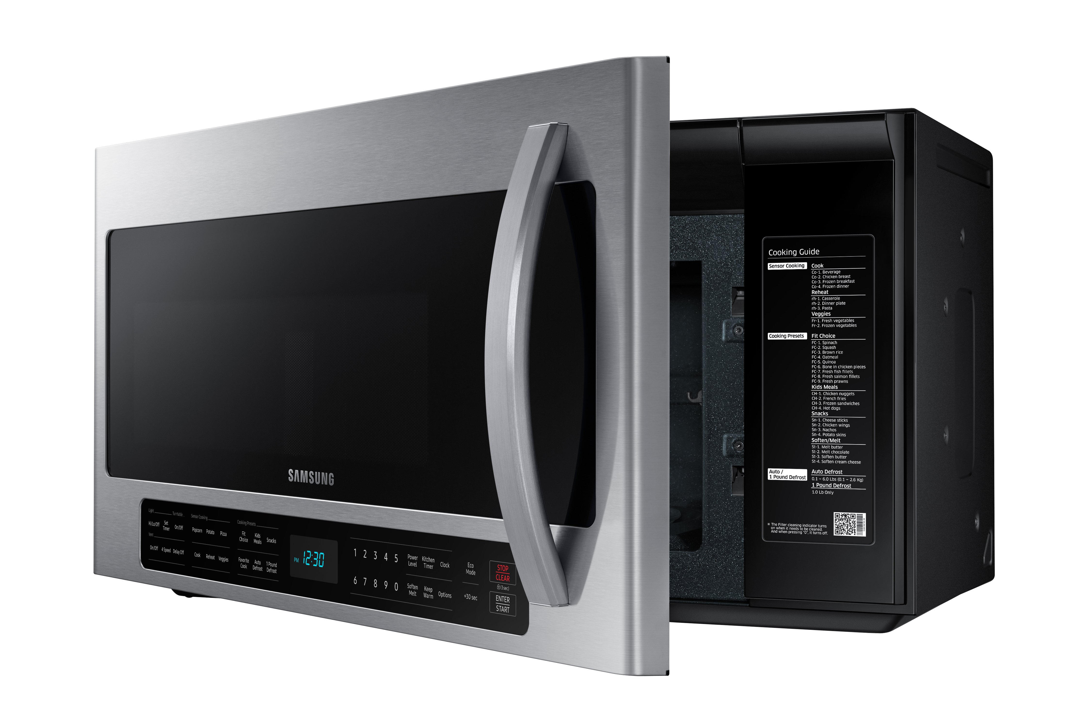 ME21R7051SS Samsung Over the Range Microwave - 2.1 cu. ft., Stainless Steel-3