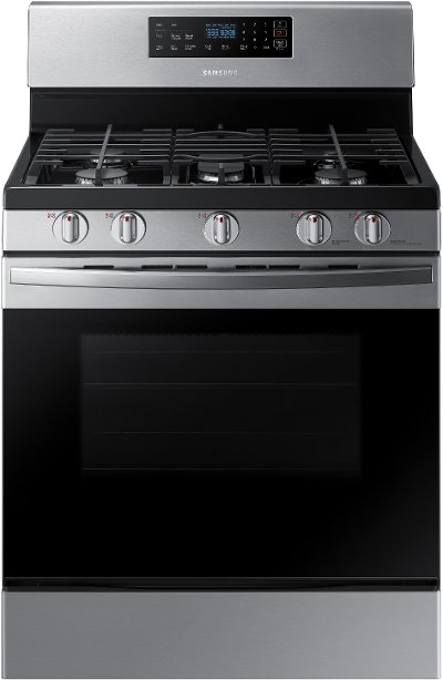 NX58R4311SS Samsung 30 Inch Gas Range - 5.8 cu. ft. Stainless Steel