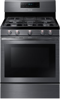 NX58R5601SG Samsung Gas Convection Range - Black Stainless Steel-1