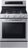 NX58R6631SS Samsung 30 Inch Gas Convection Range - 5.8 cu. ft. Stainless Steel