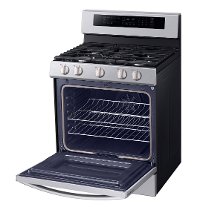 NX58R6631SS Samsung 30 Inch Gas Convection Range - 5.8 cu. ft. Stainless Steel-3
