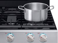 NX58R6631SS Samsung 30 Inch Gas Convection Range - 5.8 cu. ft. Stainless Steel-5