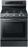 NX58R6631SG Samsung 30 Inch Gas Convection Range - 5.8 cu. ft. Black Stainless Steel