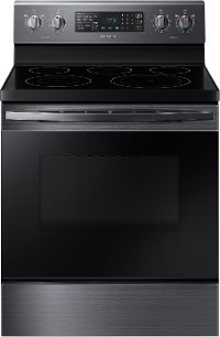 NE59R4321SG Samsung 30 Inch Electric Convection Range - 5.9 cu. ft. Black Stainless Steel