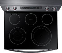 NE59R4321SG Samsung 30 Inch Electric Convection Range - 5.9 cu. ft. Black Stainless Steel-3